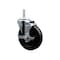 Service Caster 5 Inch Soft Rubber Wheel Swivel 34 Inch Threaded Stem Caster with Brake SCC SCC-TS20S514-SRS-TLB-34212 - alternate 1